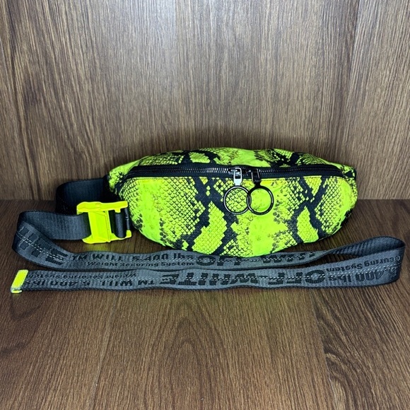 Off-White Other - Off-White Neon Python Belt Bag Streetwear Luxury Italy Rare